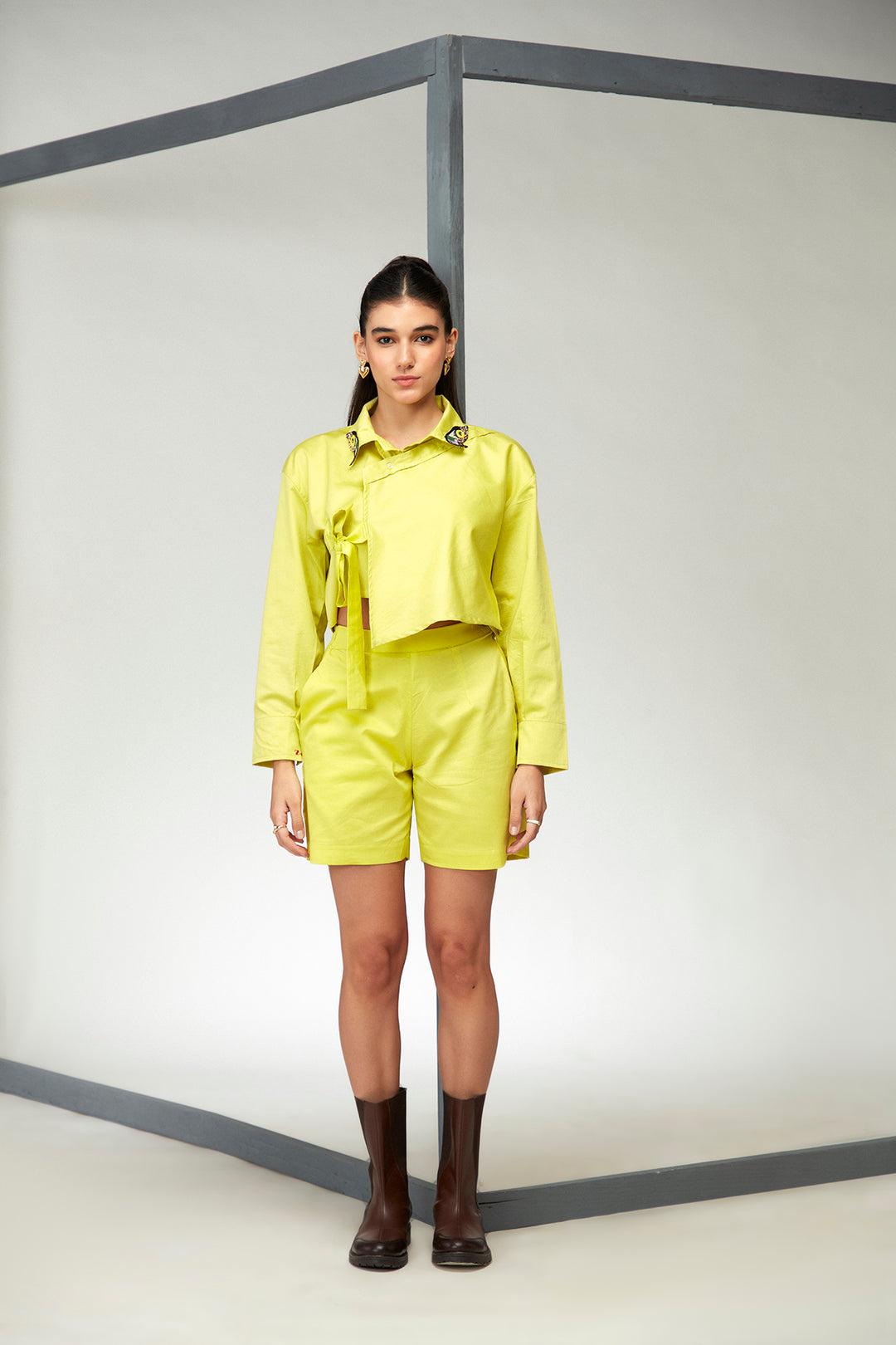 Buttercup warp shirt set