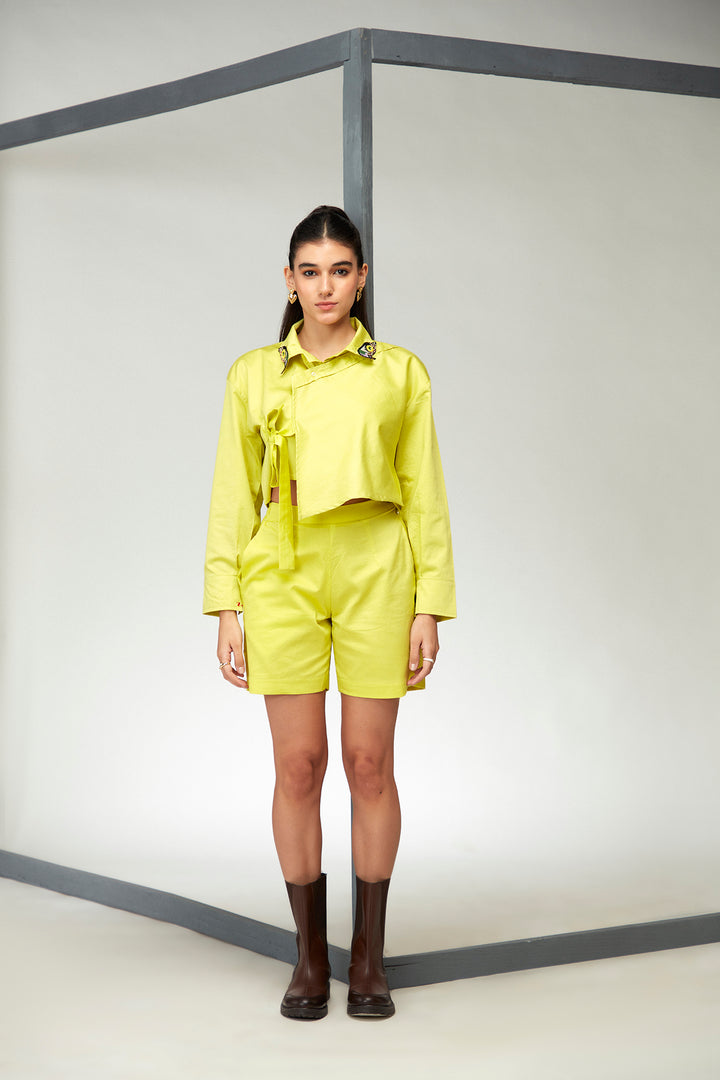 Buttercup warp shirt set