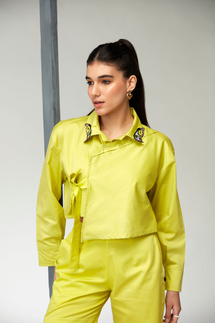 Buttercup warp shirt set