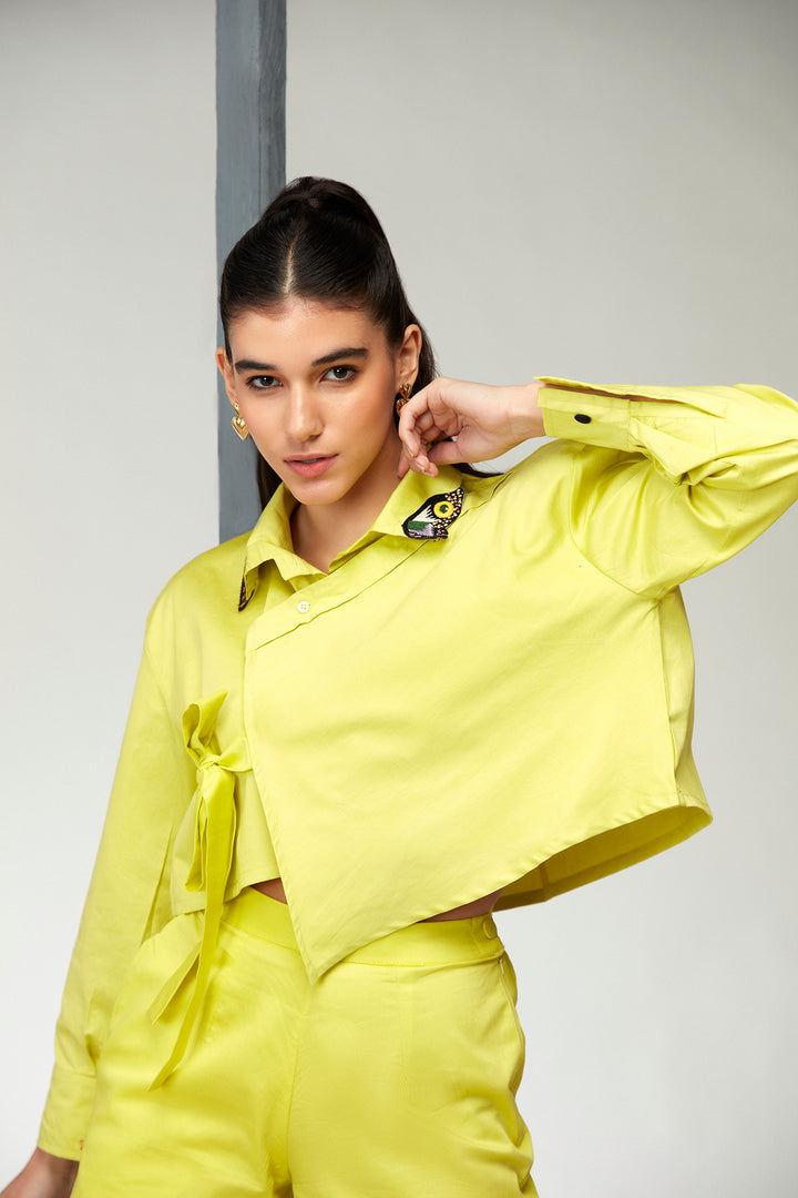 Buttercup warp shirt set