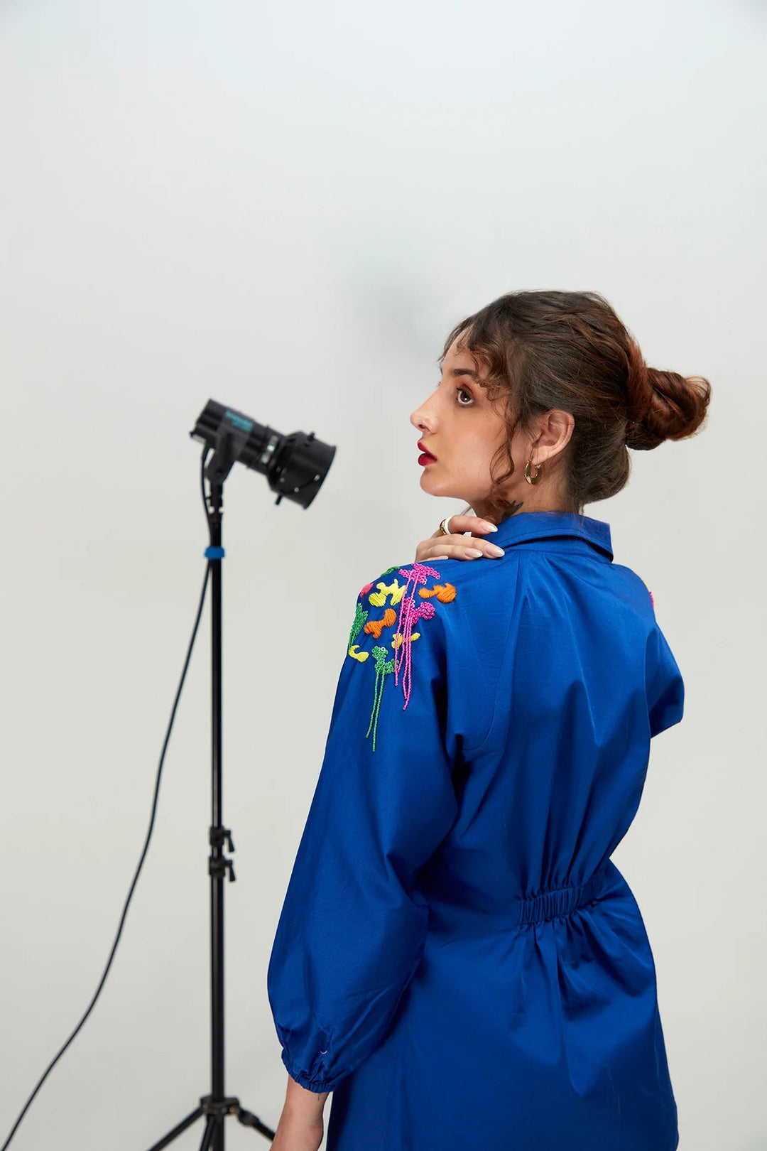 Bubble gumblue shirt - Zilaire