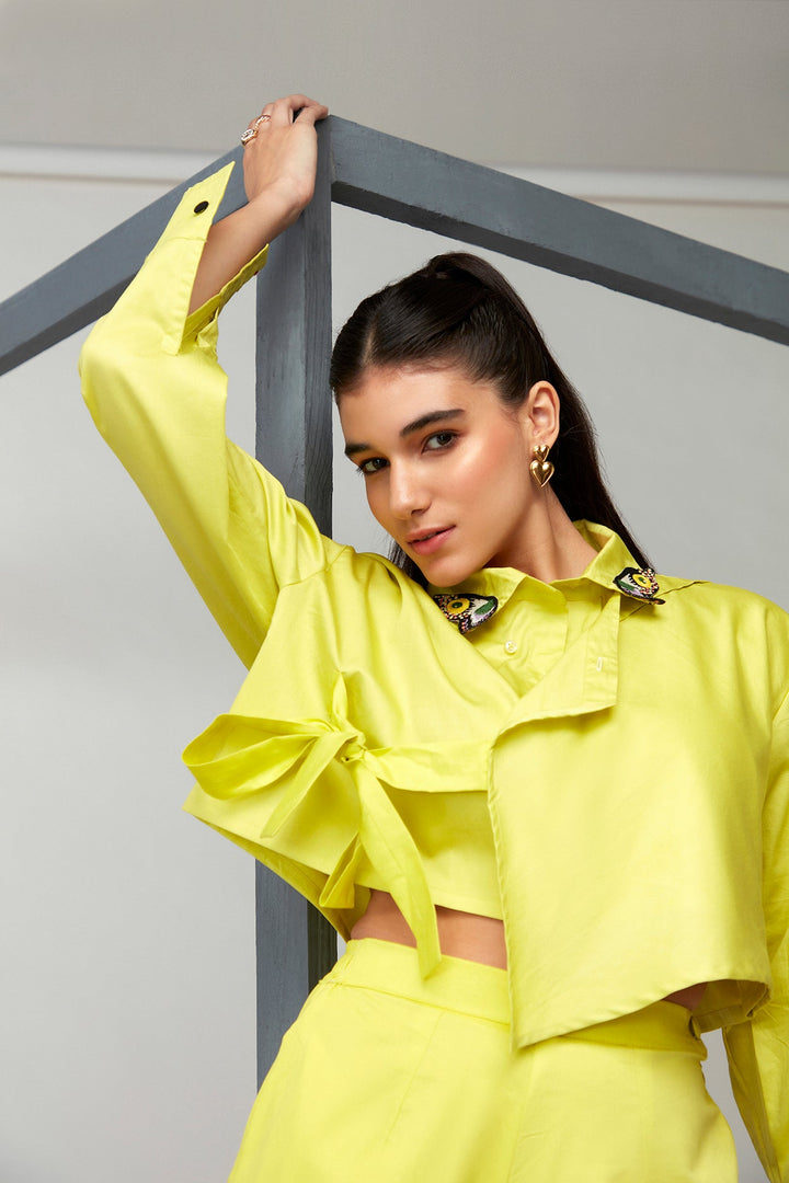 Buttercup warp shirt set - Zilaire