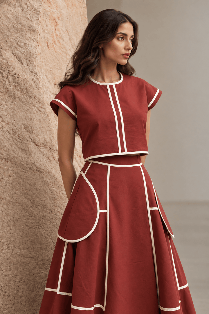DRAE SKIRT SET - Zyrex fashion LLP
