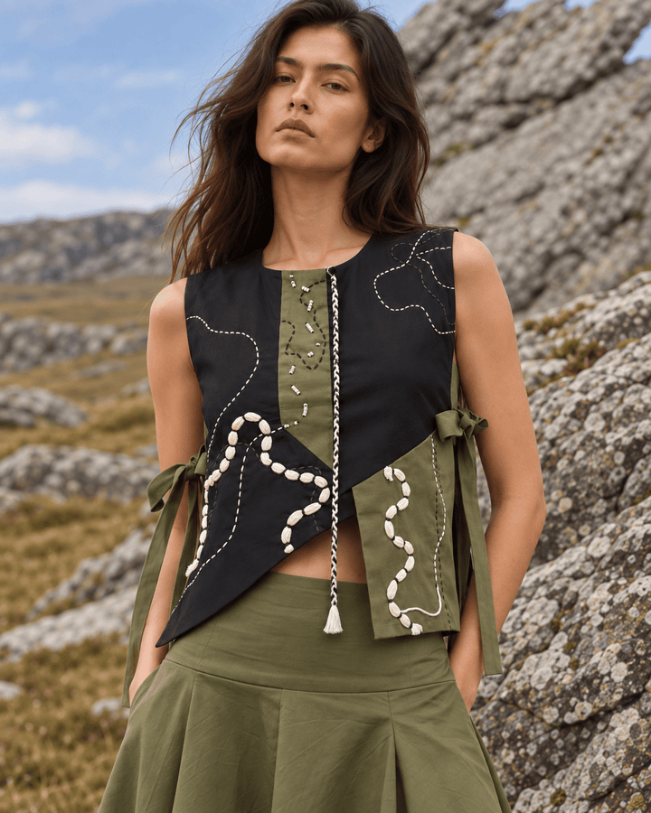 DUNE GRASS SKIRT SET - Zyrex fashion LLP