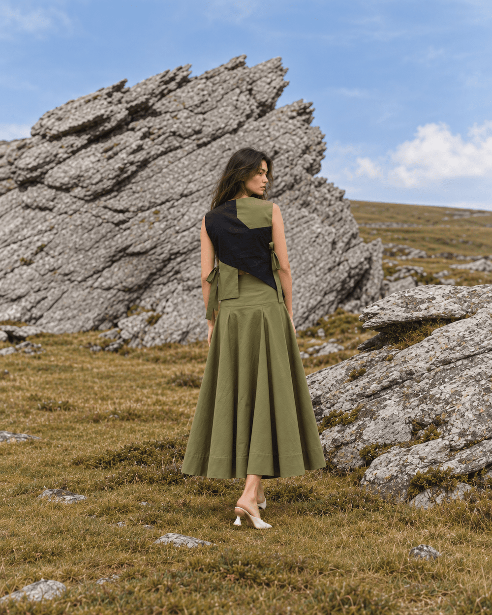 DUNE GRASS SKIRT SET - Zyrex fashion LLP
