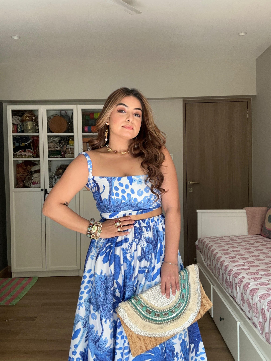Gurleen Gambhir In Saffrine Skirt Co - rd Set - Zilaire