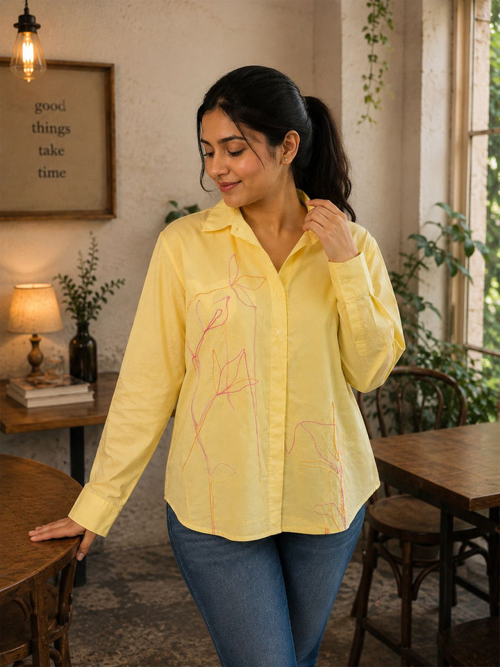 Marco Shirt (Yellow) - Zyrex fashion LLP