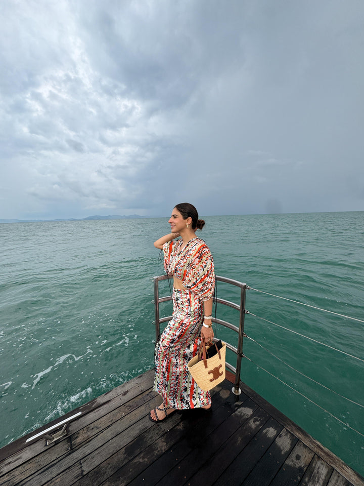 Renaira Phulwani In Mystic Flora Skirt Set - Zilaire