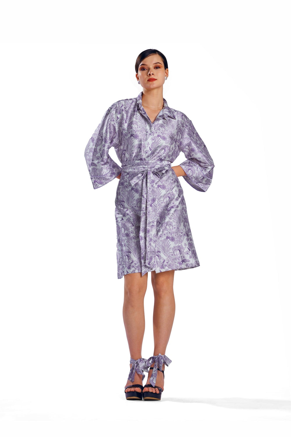 Auroral Dress (Lilac) - Zilaire