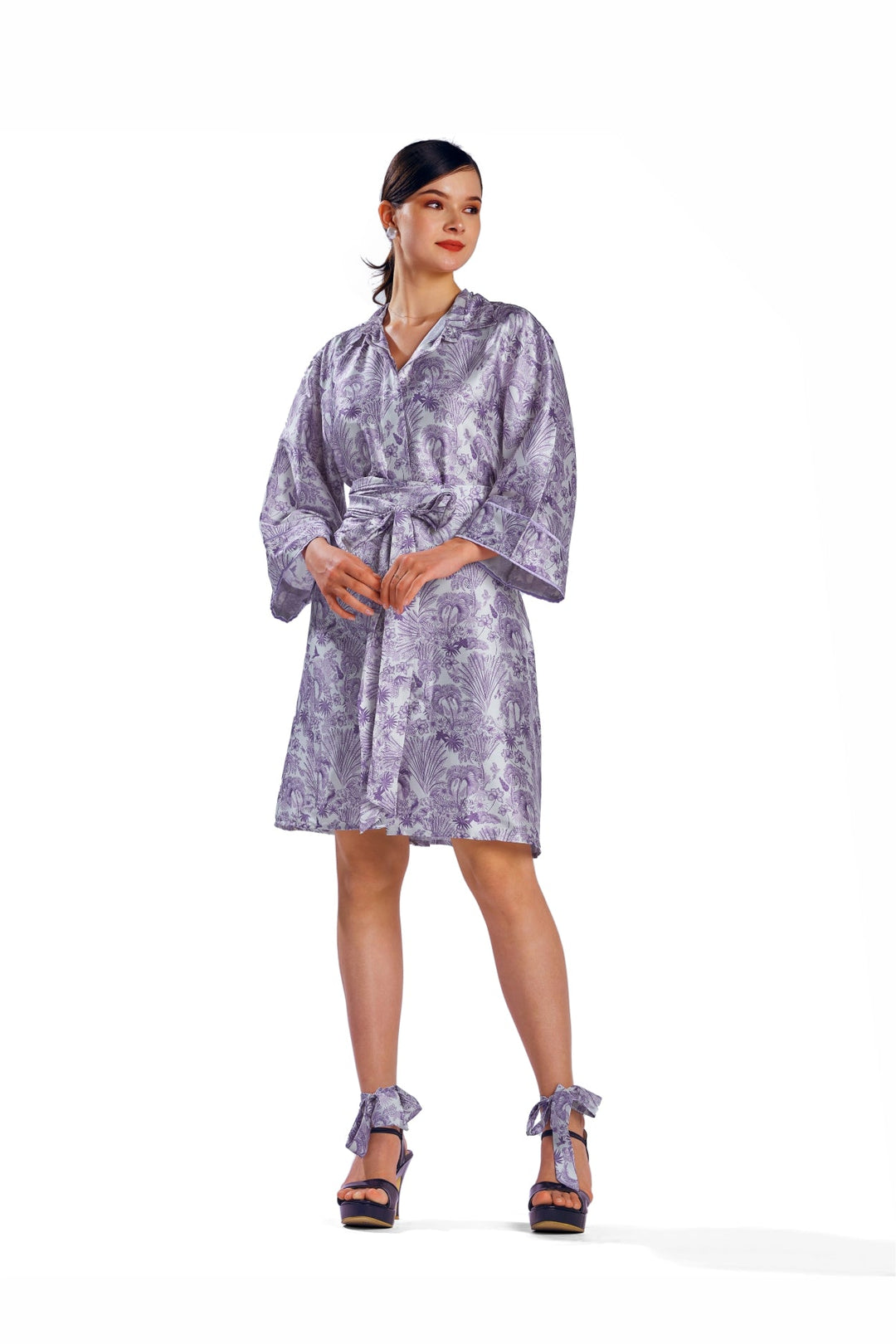 Auroral Dress (Lilac) - Zilaire
