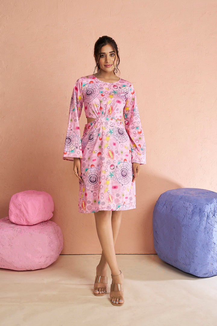 Carly pink dress - Zilaire
