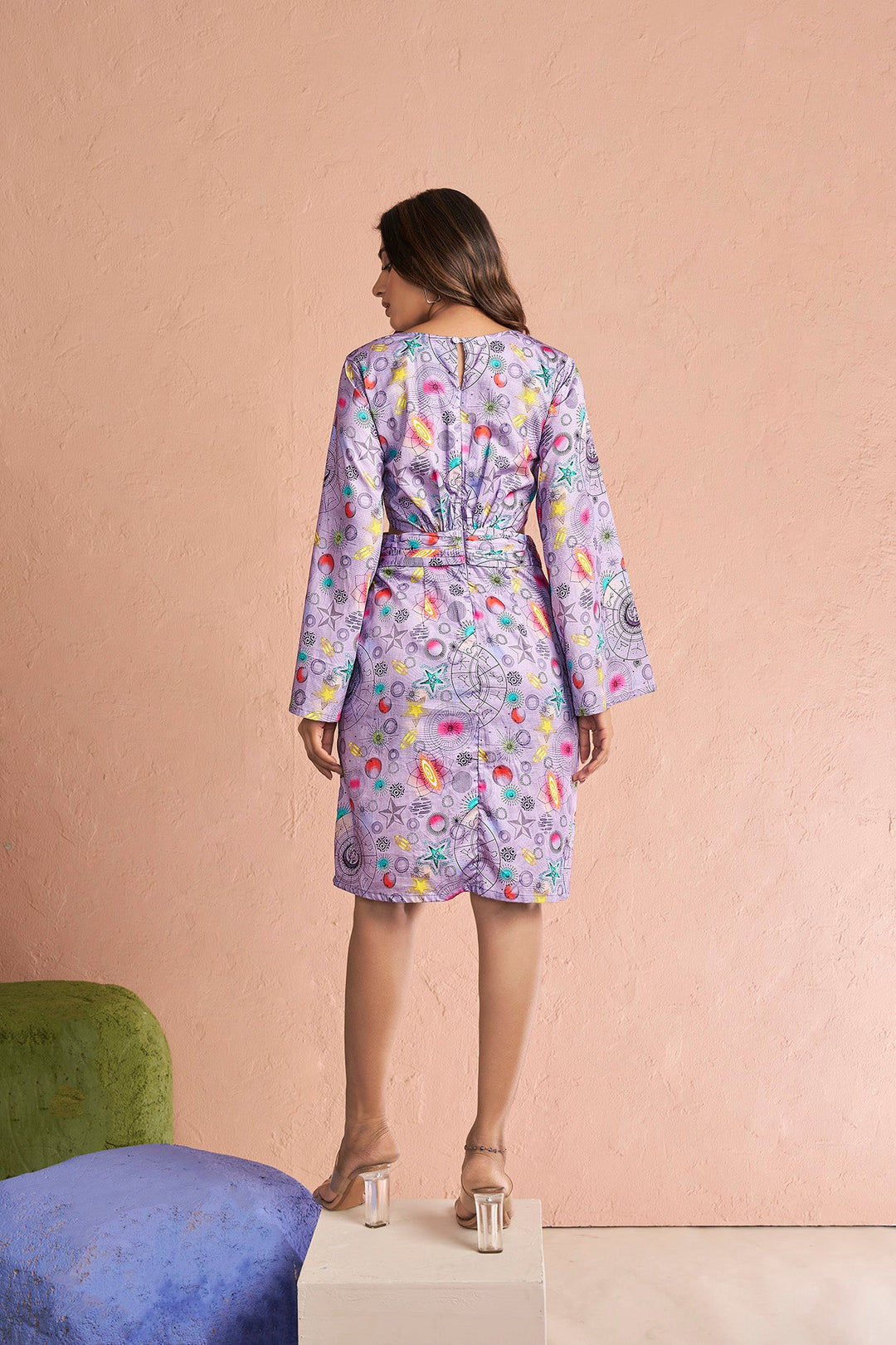 Celeste Lavender Dress - Zilaire