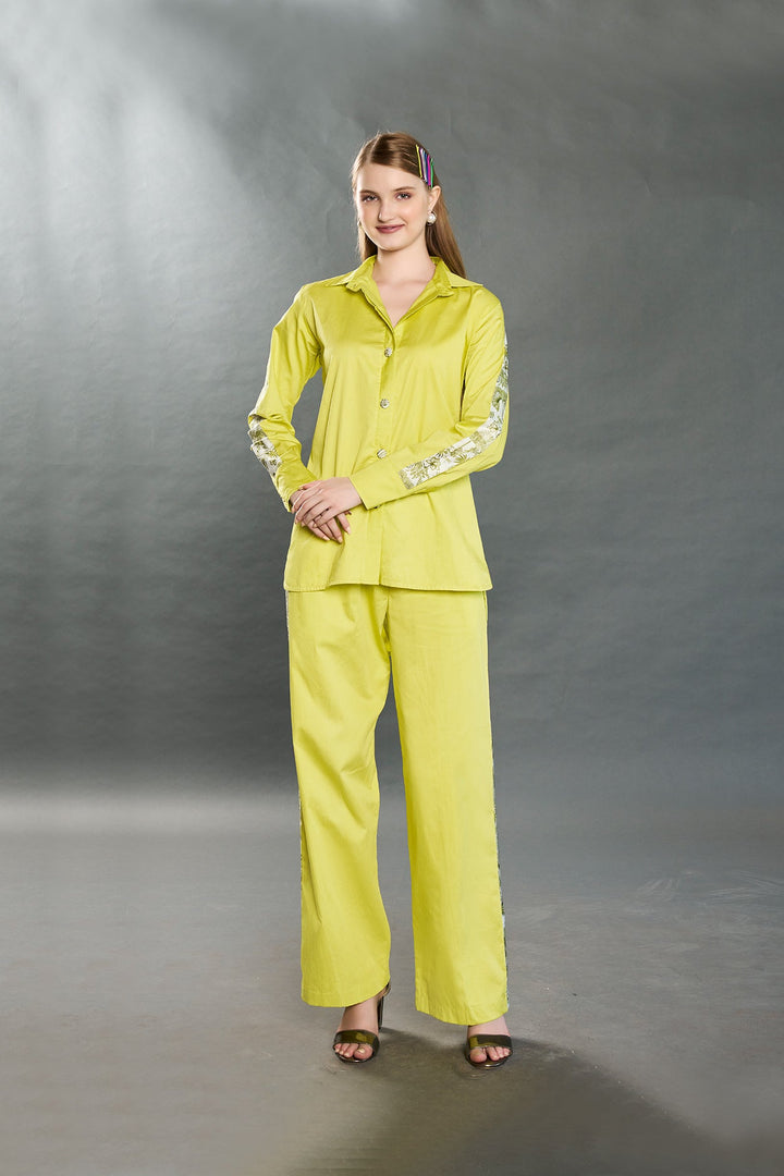 Zesty Co-ord Set (Lemon Yellow) - Zilaire
