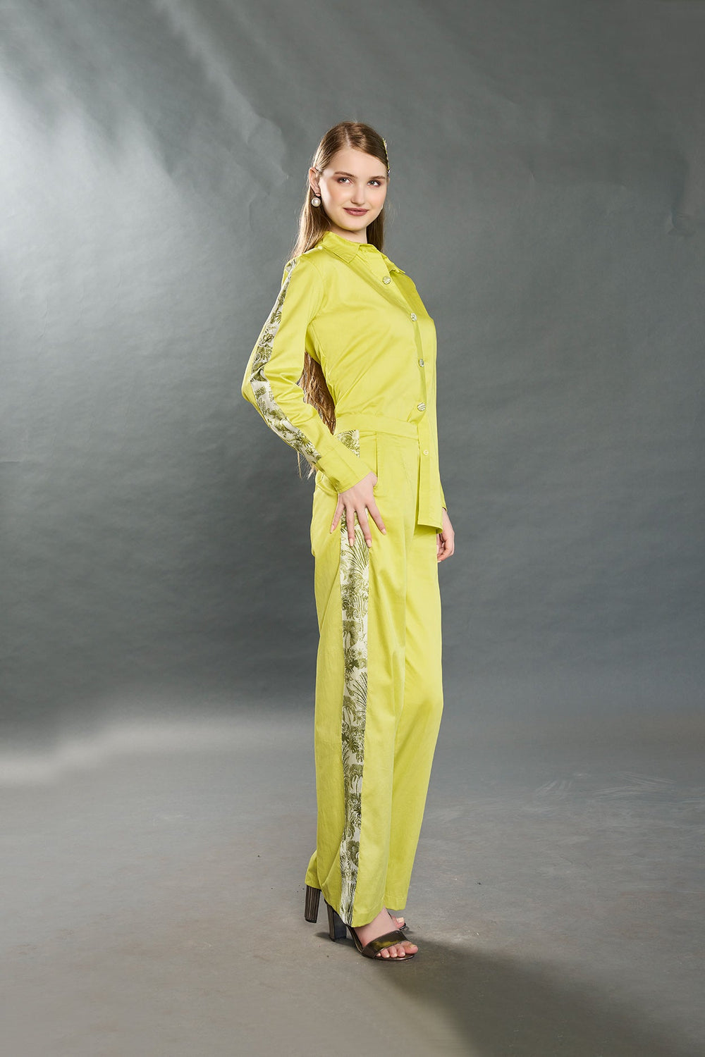 Zesty Co-ord Set (Lemon Yellow) - Zilaire